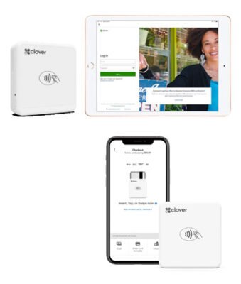 Clover Go 카드 리더기 및 휴대폰 연동